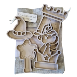 PLA mini vulvormen set sprookjes