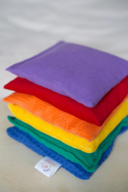 Pit&Play - Regenboog pittenzakjes - set van 6