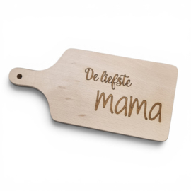Borrelplank beuken 30,5cm - De liefste mama