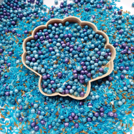 Bio playtray schelp met houtvezel