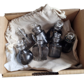 Hars Sparkling potion bottles Smokey Black