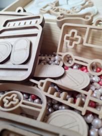 Houten dokters set