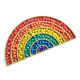 Bio playtray regenboog - houtvezel