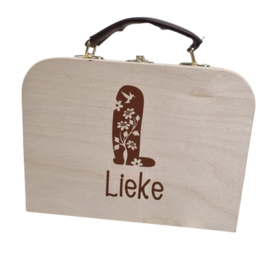 Houten koffertje - Lieke