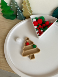 Bio playtray kerstboom met houtvezel