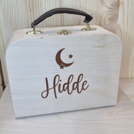 Houten koffertje - Hidde