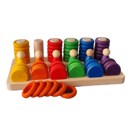 Grapat  houder / plank voor Nins, Rings & Coins