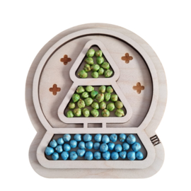 Vulvorm / speeltray snowglobe