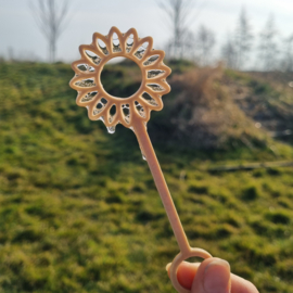 Bellenblaas stokje bloem