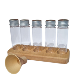 Potionhouder met 5 flesjes