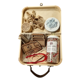 Houten dokters set