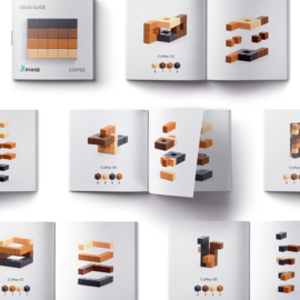 PIXIO - Abstract Coffee - 60 stuks