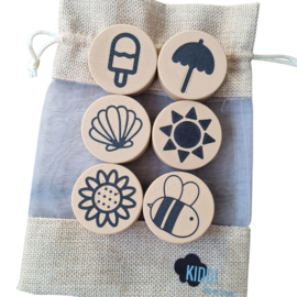 PLA stempelset zomer