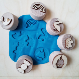 2e kans - Houten stempelset SWEET