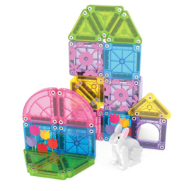 MAGNA - TILES® microMAGS Spring Garden 24 - Piece Travel Set