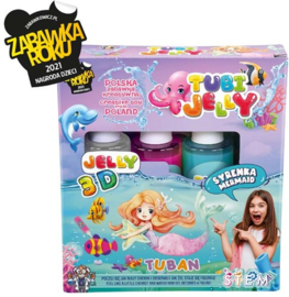 Tubi Jelly set 3 kleuren - zeemeermin