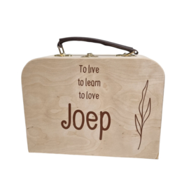 Houten koffertje - Joep