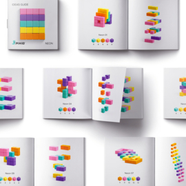 PIXIO - Abstract Neon - 60 stuks