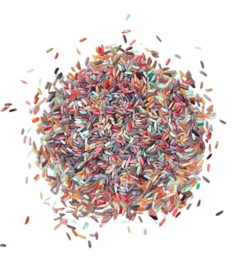 SensoryFun Herfst/bos speelrijst - 1000ml pot