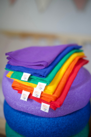 Pit&Play - Playcotton speeldoeken Regenboog L