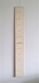 Houten groeimeter XL