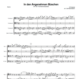 In den angenehmen Büschen - G.F. Händel, arr. by S. Verhelst