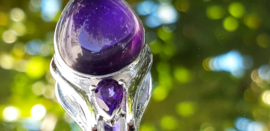 Amethist in 925zilver