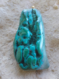 Grote hanger chrysocolla