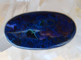 azuriet druzy ring