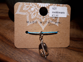 925 zilver met rookkwarts