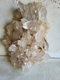 Lemurisch bergkristal Cluster uit de Himalaya