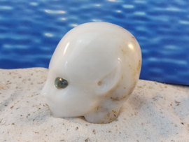 Elven One witte jade met labradoriet