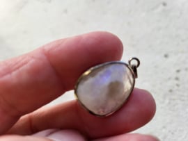 925 zilver regenboogmaan steen