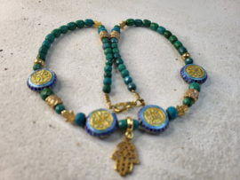 Ketting met turkoois