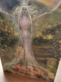 Kaart The deva of Chalice well
