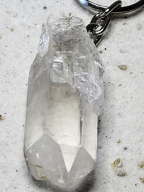 bergkristal aan sleutelhanger