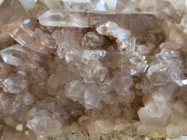 Lemurische bergkristal cluster uit de Himalaya