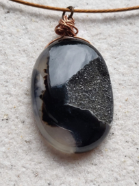 druzy onyx hanger