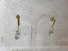 oorstekers met herkimer diamantjes
