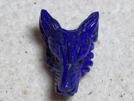 wolf hanger lapis lazuli