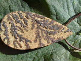 Prachtige hanger van dendriet agaat