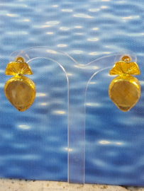 Fairtrade bergkristal oorstekers