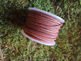 Lederen veter 1mm naturel