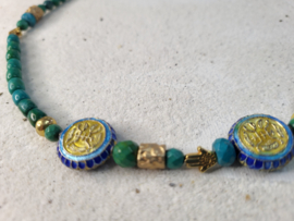 Ketting met turkoois