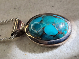 925 zilver koper turkoois
