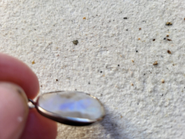 925 zilver regenboogmaan steen