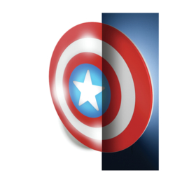 Captain America Shild Philips 3D LED Lamp