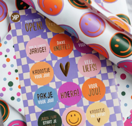 Stickervel verjaardag