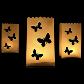 Candle bag vlinders