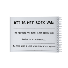 Schoolfotoboek groen